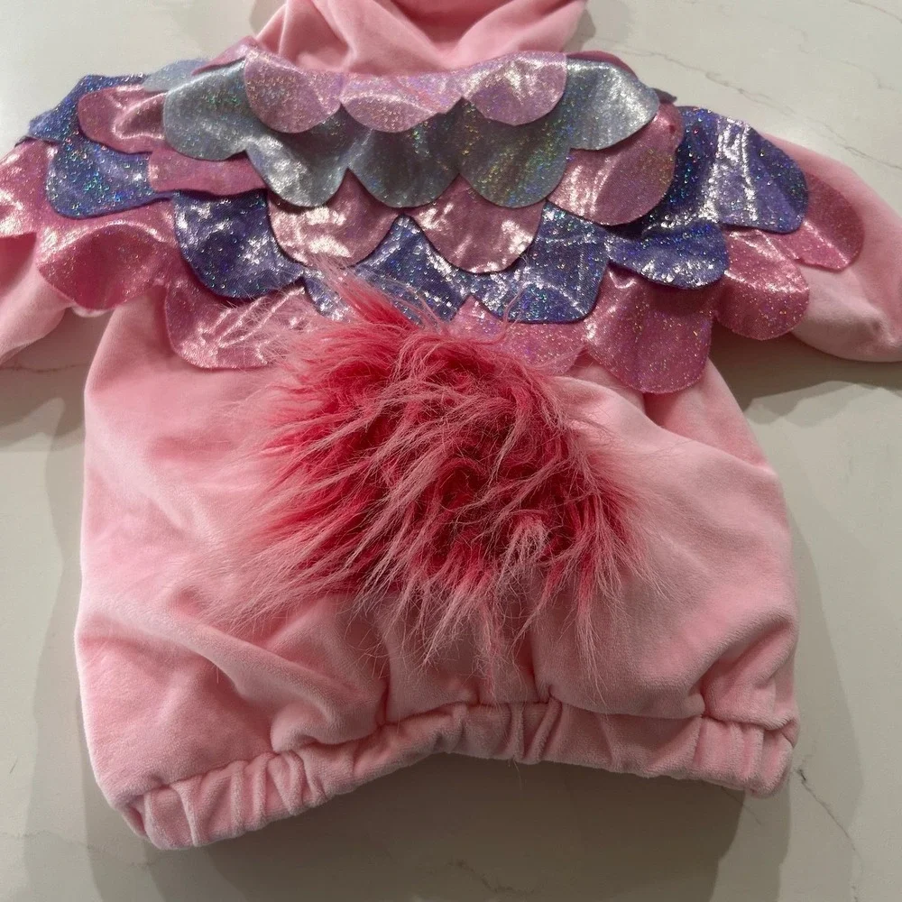 Baby Pink Flamingo Halloween Costume 12-18 Months Excellent condition - Picture 4 of 5